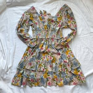 Angie Multicolor Floral Dress